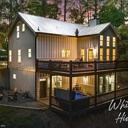 Villa New White Pine Hideaway Fire Pit Hot Tub Games